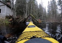Melontaa Haukkajoella